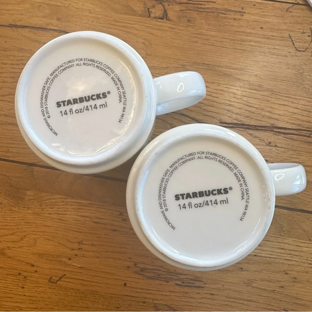 Starbucks Mugs | Est 1971 Seattle, WA 14 fl oz